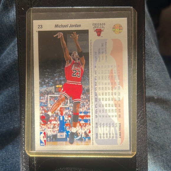 1994-95 upper deck “he’s back” Michael Jordan #23 - Picture 2 of 2